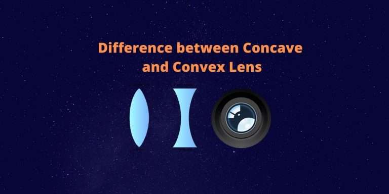 Difference between Concave and Convex Lens