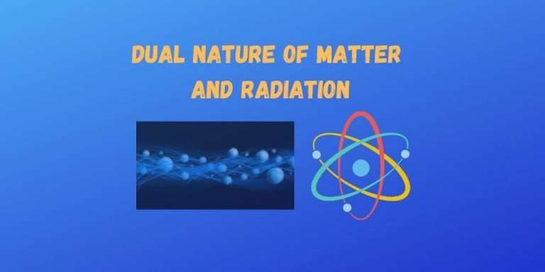 Dual Nature of Matter and Radiation