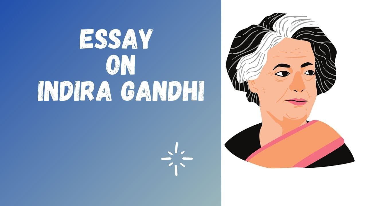 short essay on indira gandhi