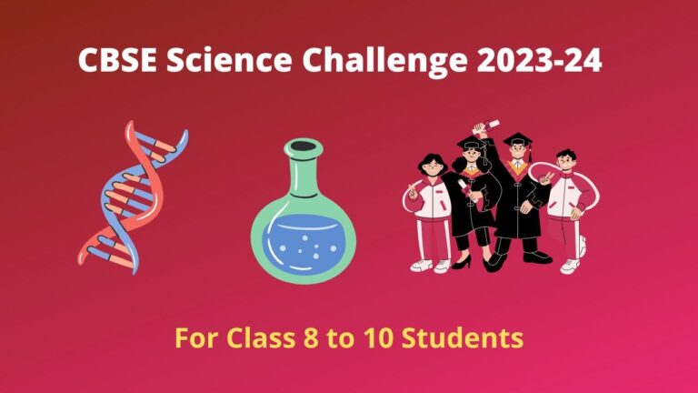 CBSE Science Challenge 2023-24