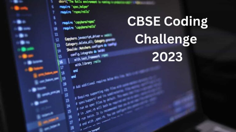 CBSE Coding Challenge 2023