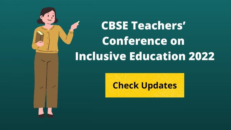 CBSE Teachers’ Conference on Inclusive Education 2022