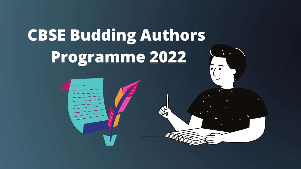 CBSE Budding Authors Programme 2022
