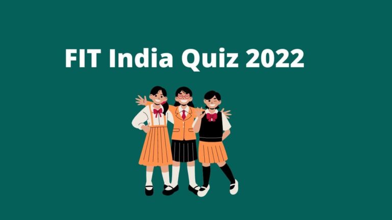 FIT India Quiz 2022