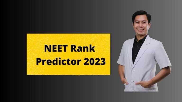 NEET Rank Predictor 2023