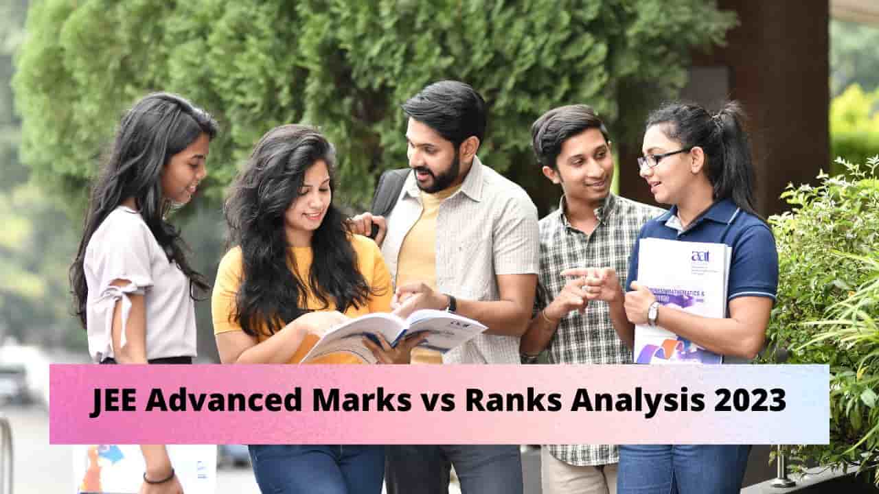 JEE Advanced Marks vs Ranks Analysis 2023