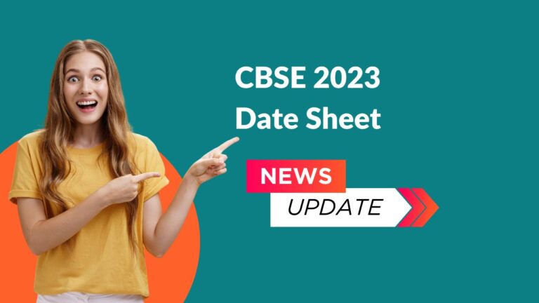 CBSE 2023 Date Sheet