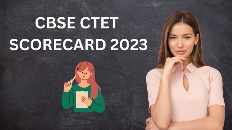 CTET Scorecard 2023