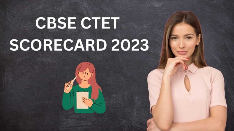 CTET Scorecard 2023