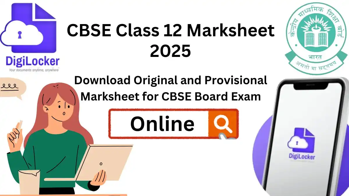CBSE Class 12 Marksheet 2025