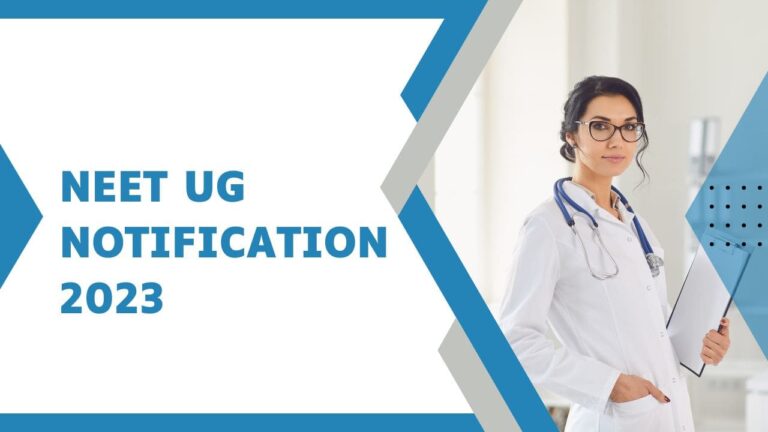 NEET UG Notification 2023