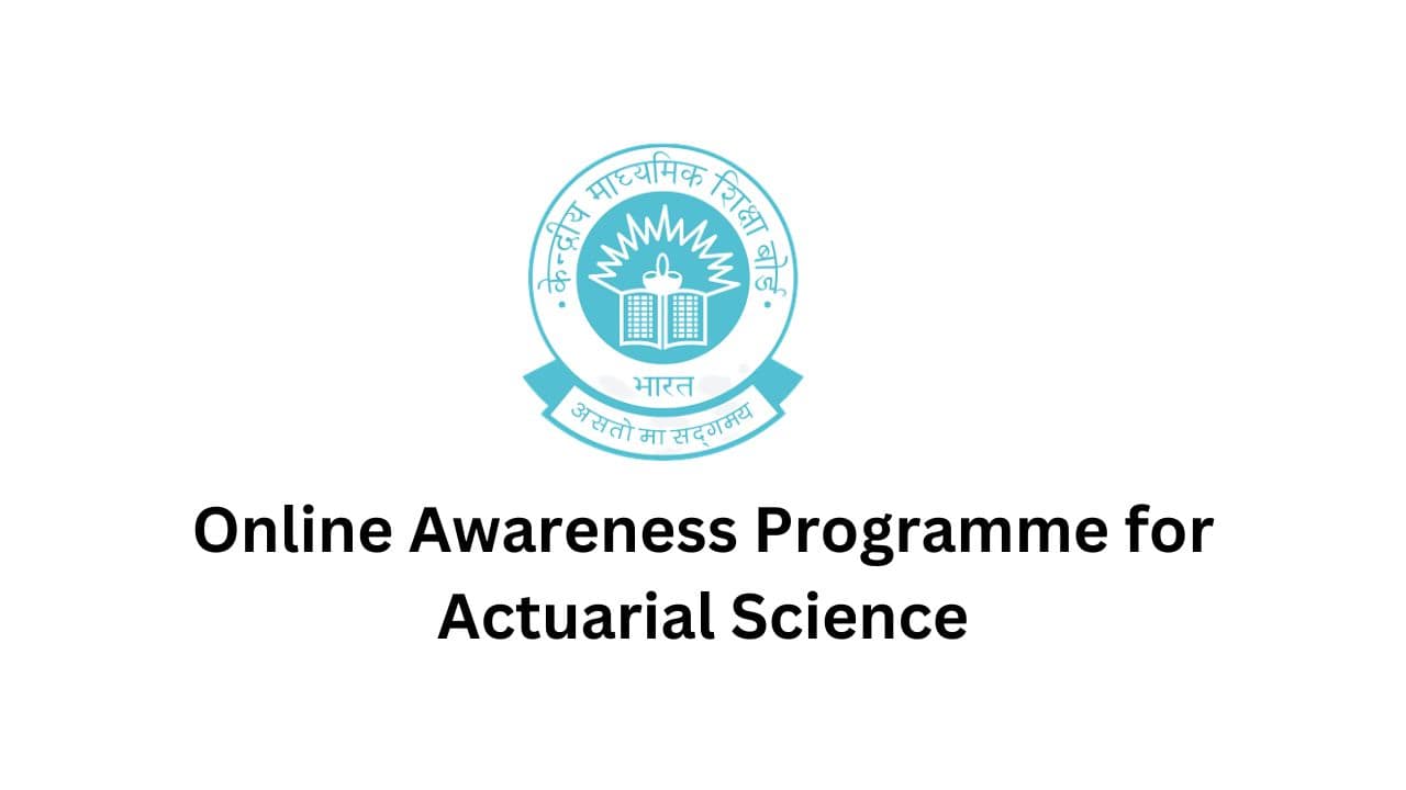 Online Awareness Programme for Actuarial Science
