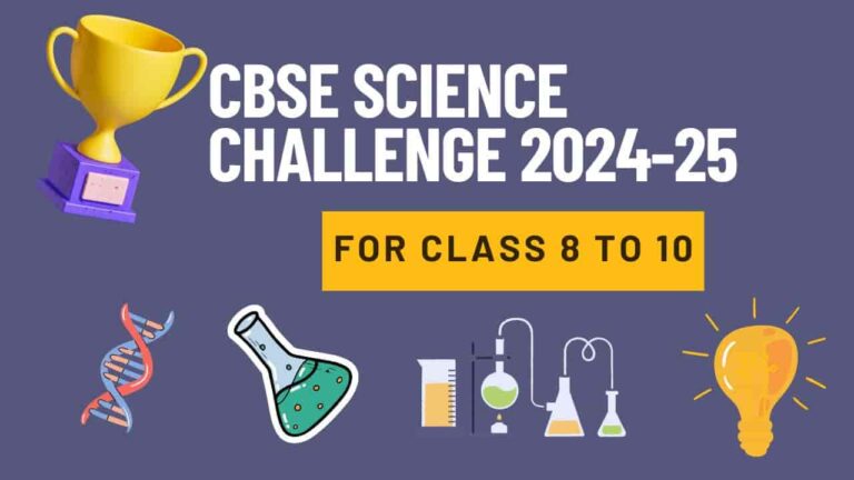 CBSE Science Challenge 2024-25