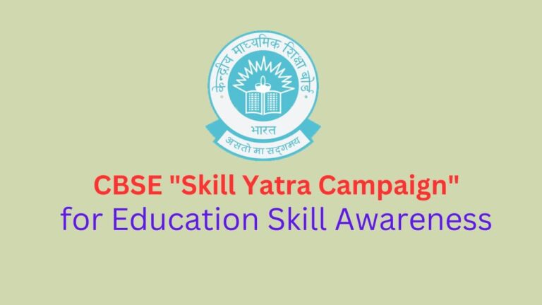 CBSE Skill Yatra Campaign for Skill Awareness