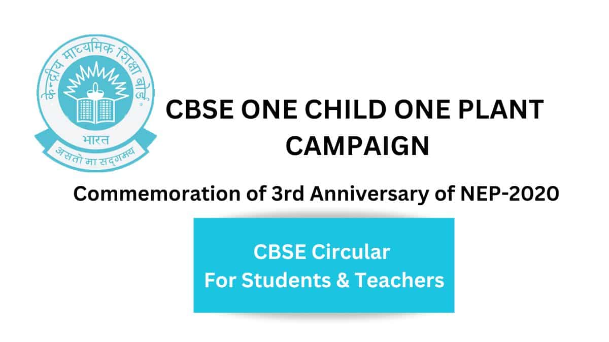 Commemoration of the 3rd Anniversary of NEP-2020 through CBSE