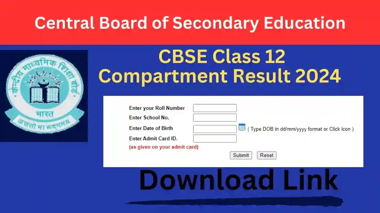 CBSE 12th Compartment Result 2024
