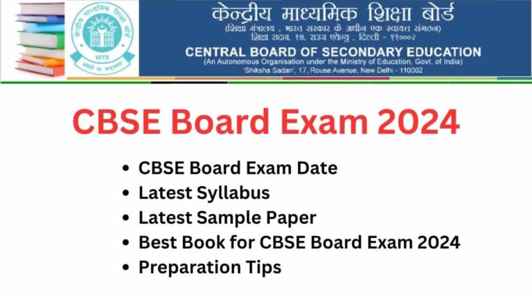 CBSE Board Exam 2024