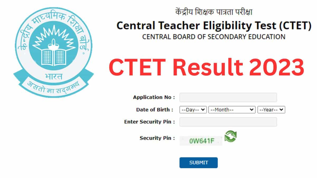 CTET Result 2023