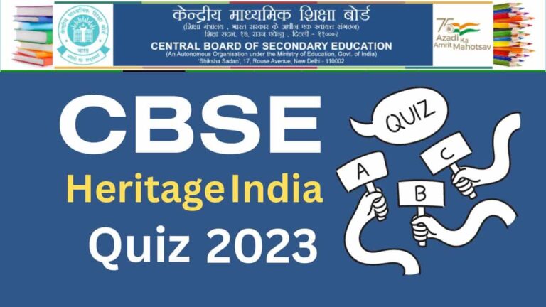 CBSE Heritage India Quiz 2023
