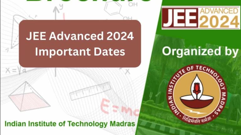 JEE Advanced Examination Date 2024