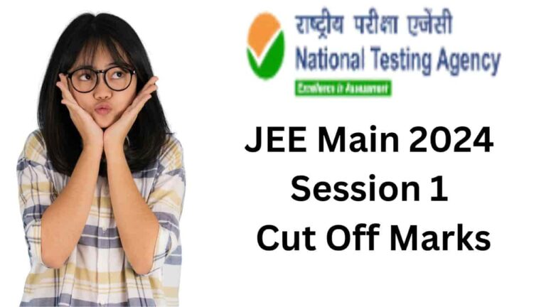 JEE Main 2024 Session 1 Cut Off Marks