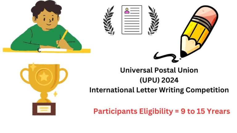 Universal Postal Union (UPU) 2024 International Letter Writing Competition