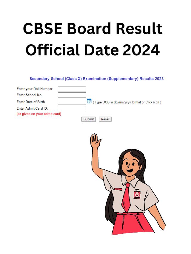 CBSE Board Result 2024 Official Confirm Date OUT