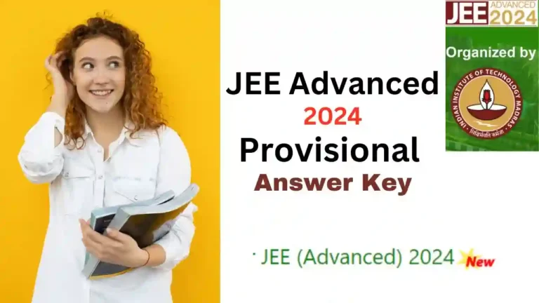 JEE Advanced 2024 Provisional Answer Key